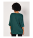 Apricot Green Batwing Long Blouse