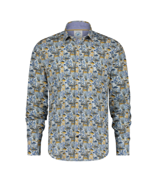 A Fish Named Fred Coral Fish Button-Up