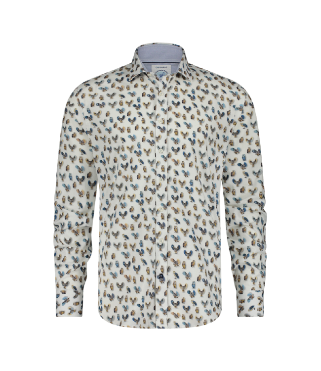 A Fish Named Fred Owls Button-Up