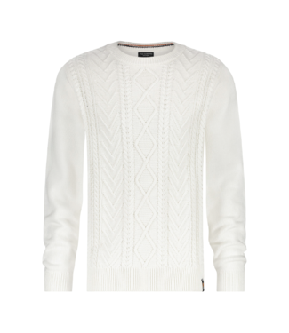 A Fish Named Fred Cable Sweater Off-White