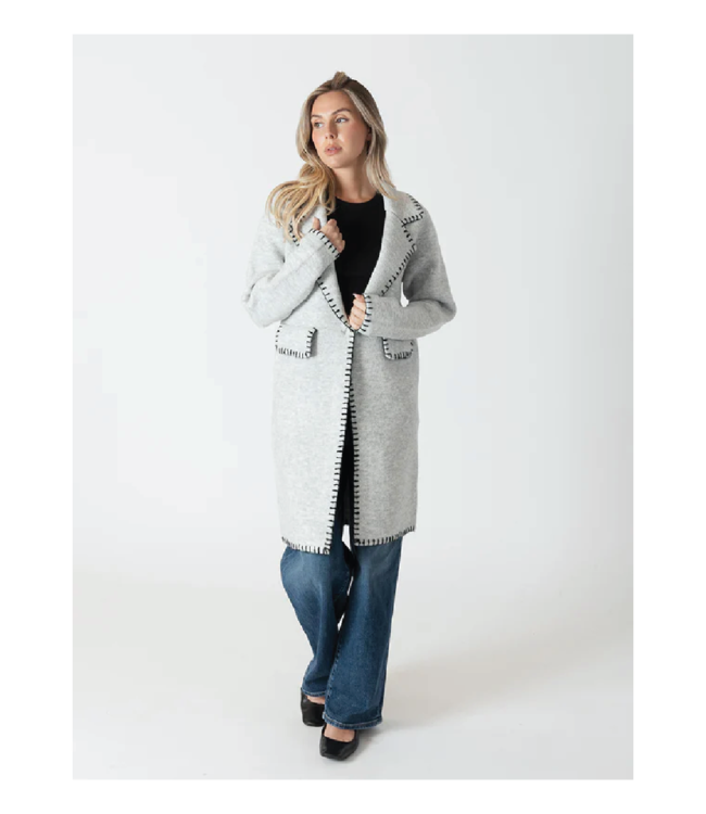 Lyla & Luxe Fiona Hand Stitch Coat