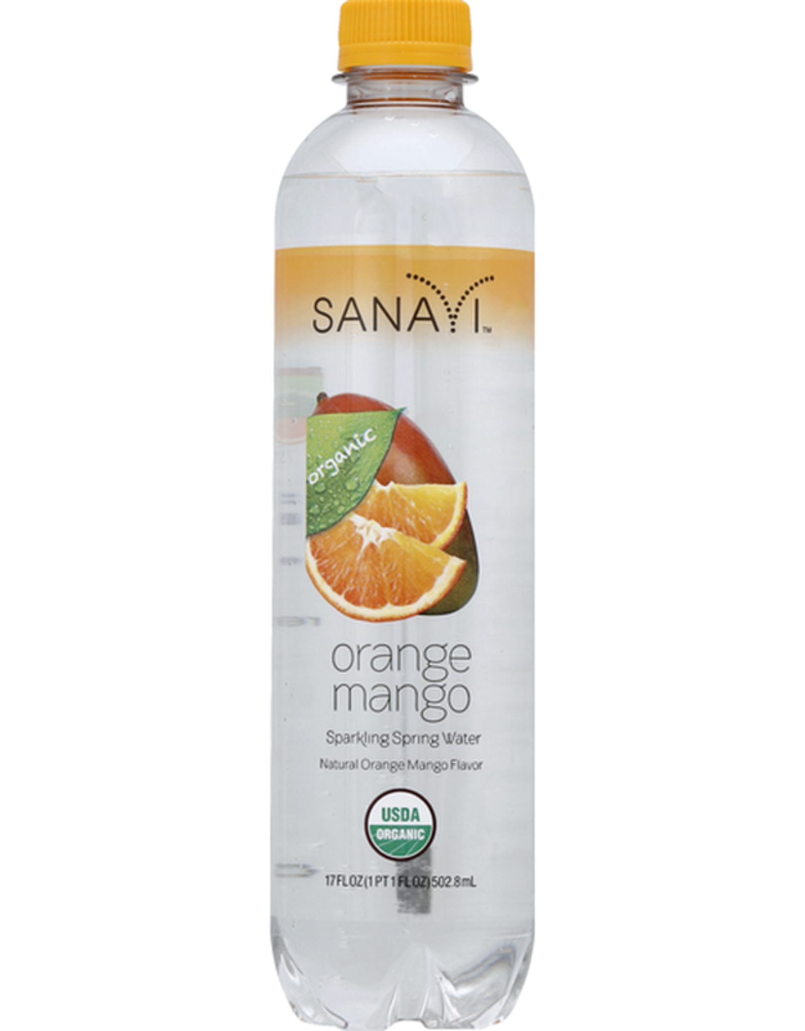 Perrier Sanavi - Spring Sparkling Water, Orange Mango (502ml)