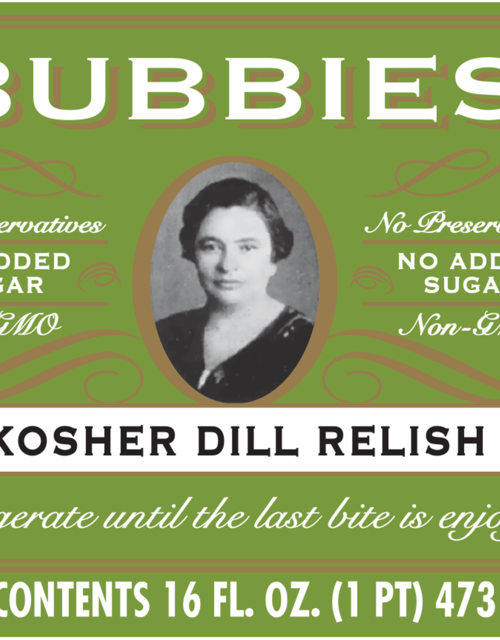 Bubbies Bubbies- Kosher Dil Relish (500ml)