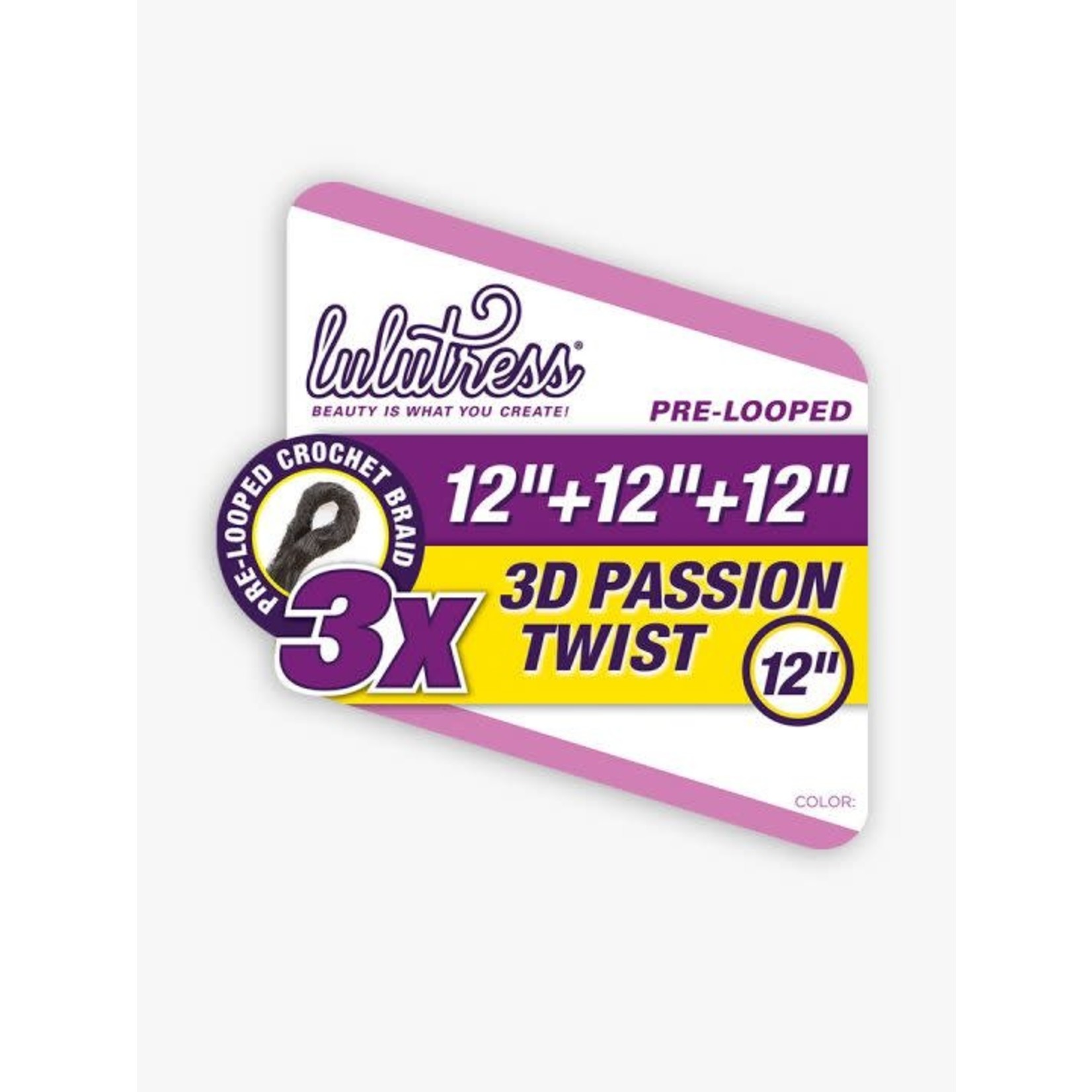 Sensationnel 3X 3D Passion Twist 12"