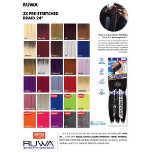 Ruwa 3X Pre-Stretched Braid 24"
