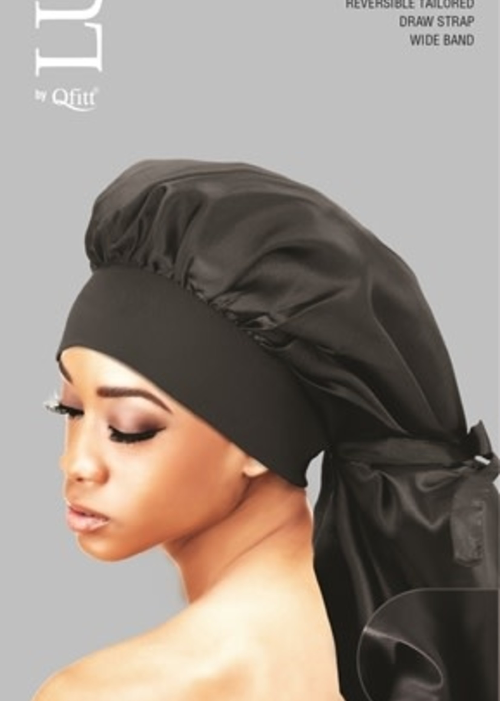 Lux by Qfitt Assorted Luxury Silky Satin Braid Bonnet