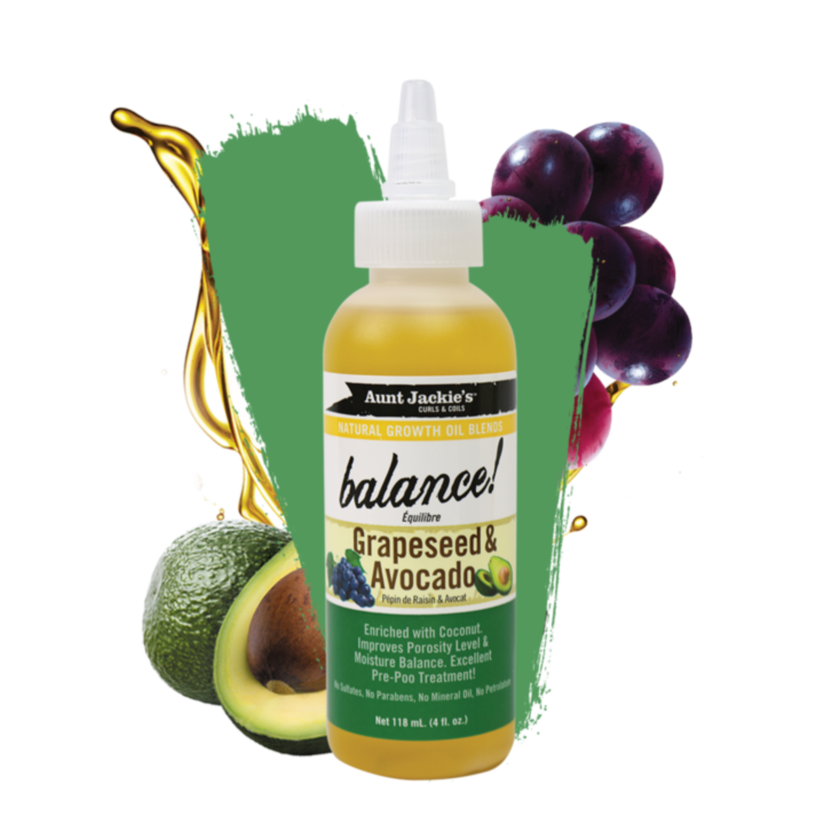 Aunt Jackie's Balance! Natural Growth Oil