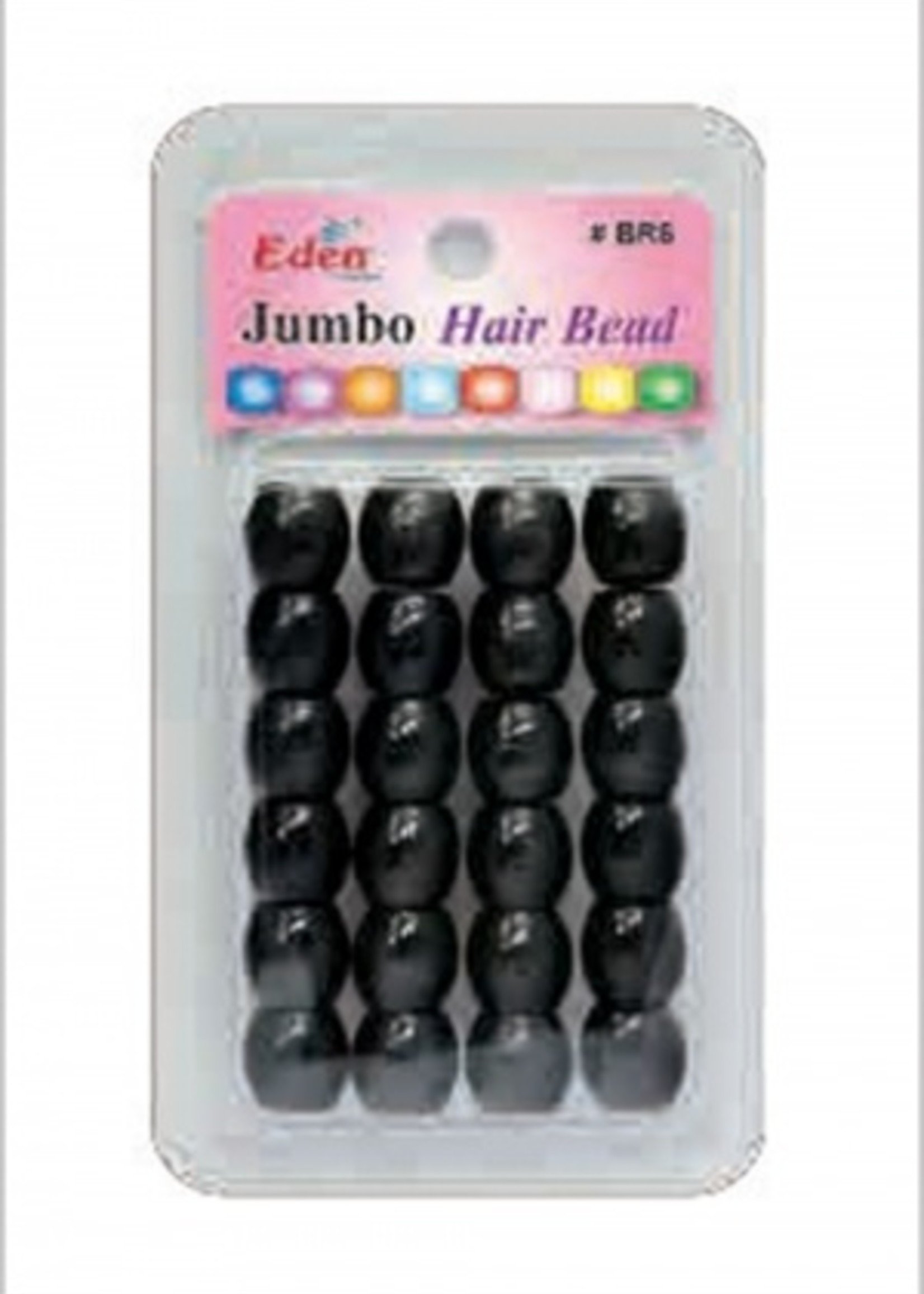 Eden Black Jumbo Hair Bead