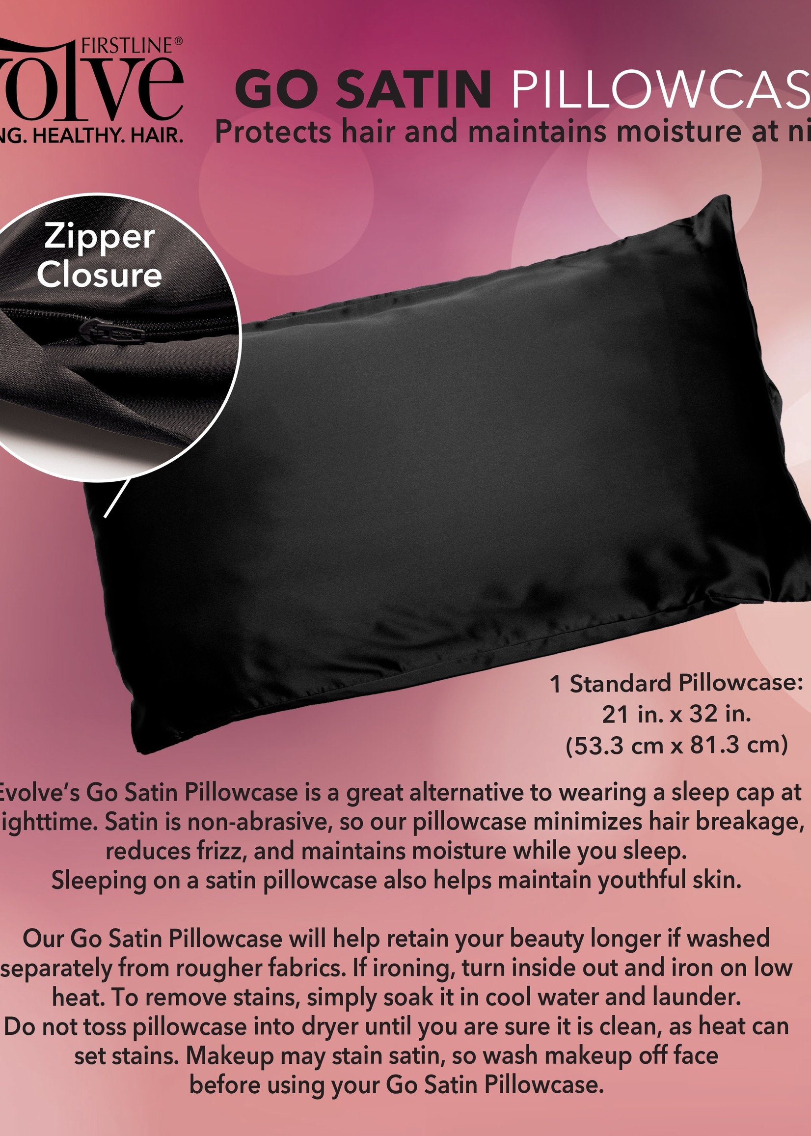 Evolve Satin Pillowcase