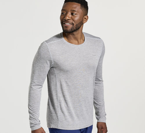 SAUCONY MEN'S STOPWATCH LONG SLEEVE