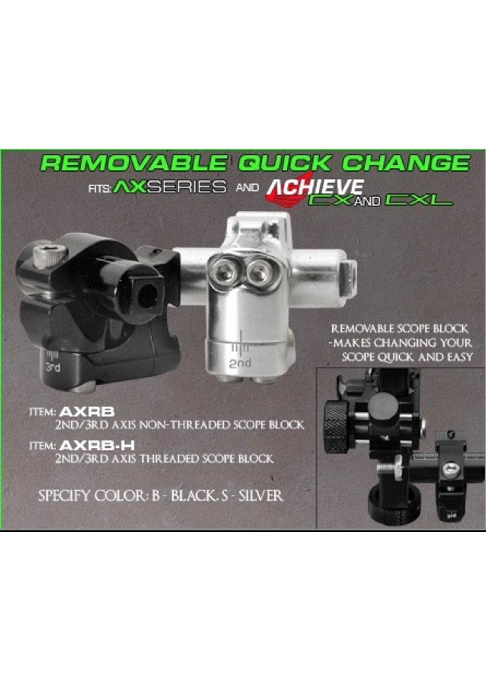 Truball/Axcel Axcel 2nd/3rd Axis Block (NOT XP Pro)