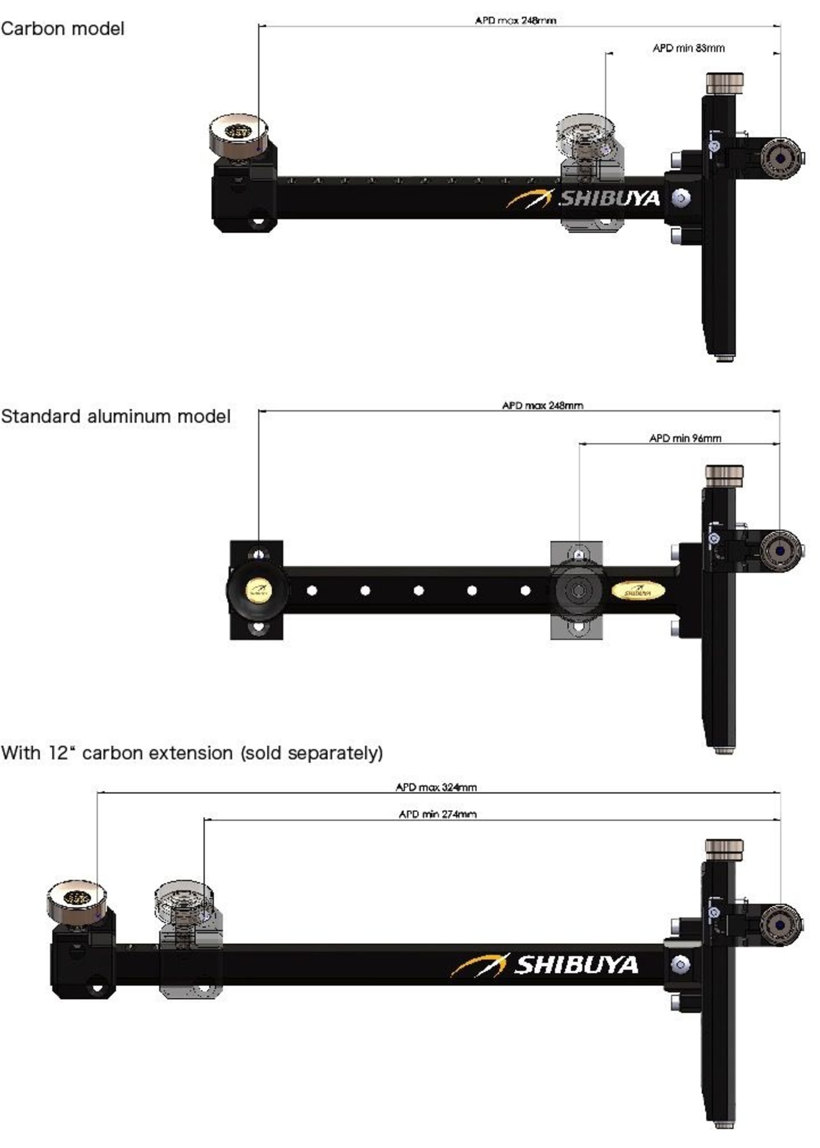 Shibuya Shibuya Ultima II RC Carbon 485-9