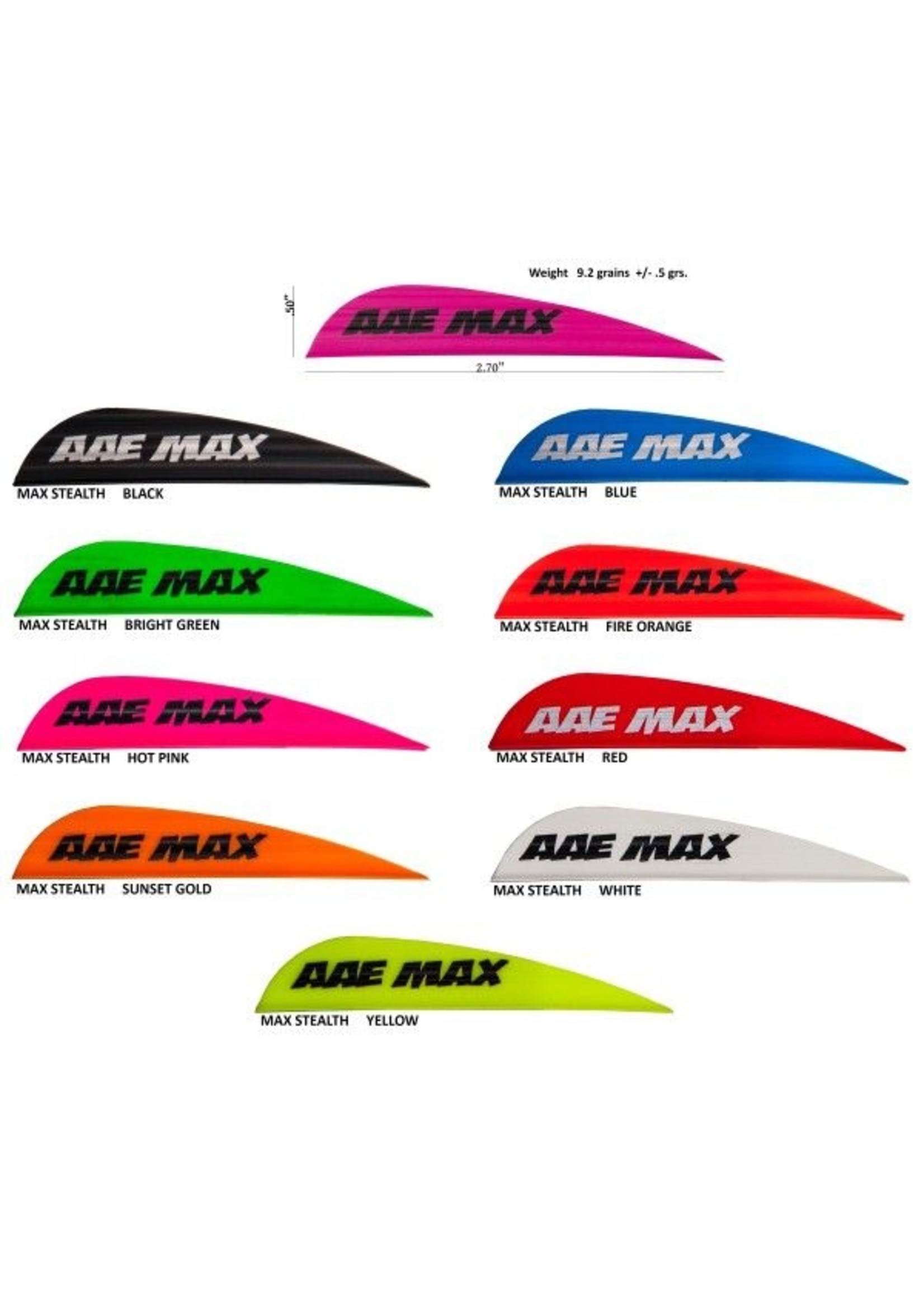 AAE AAE MAX Stealth Vanes 100pk