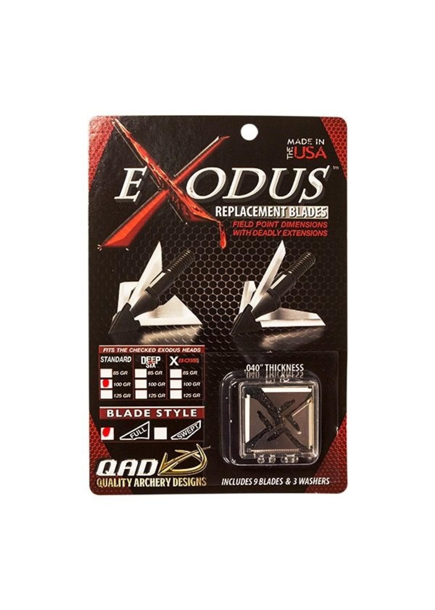 QAD QAD Exodus Replacement Blades