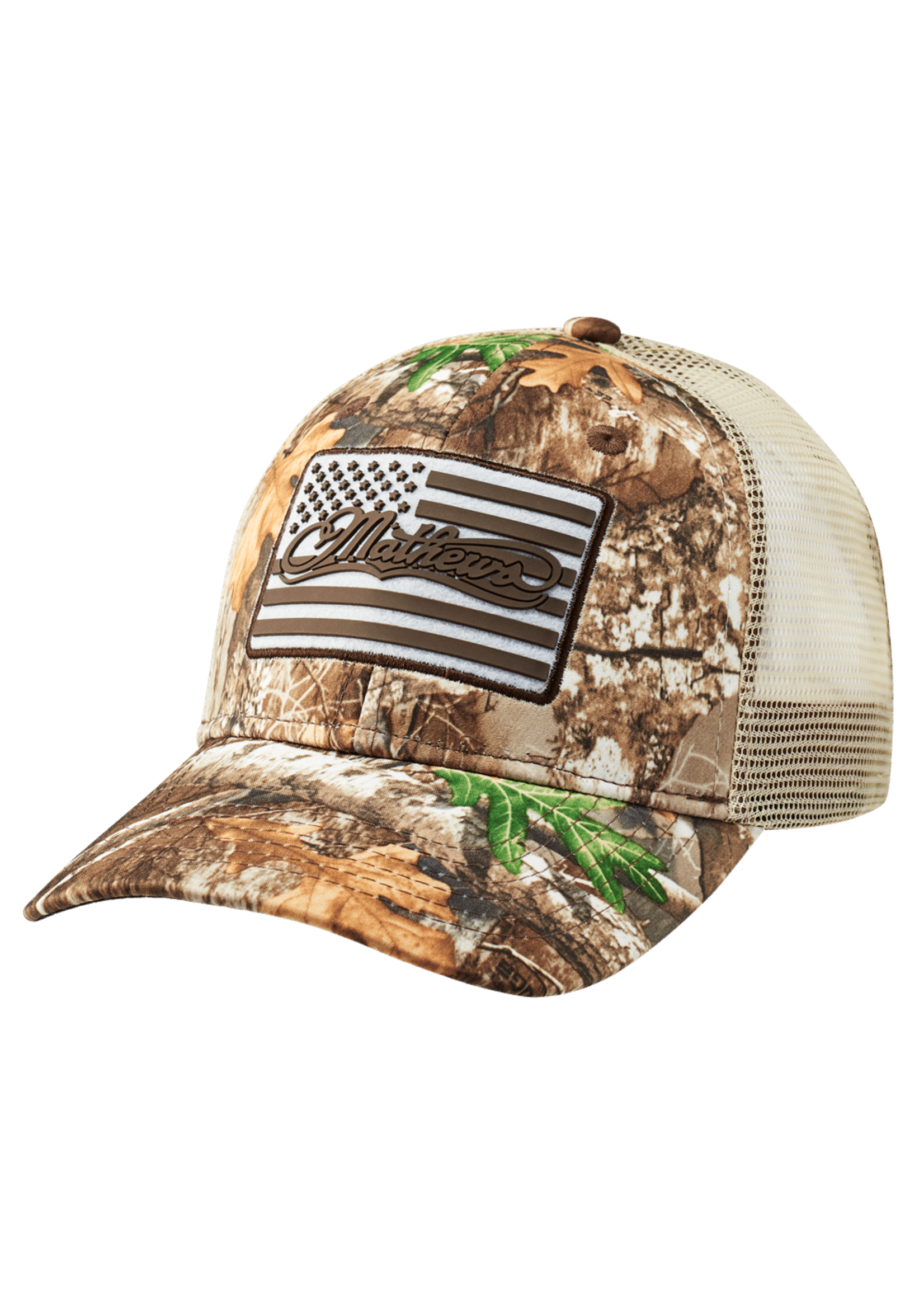 Mathews Inc Mathews Camo Flag Cap