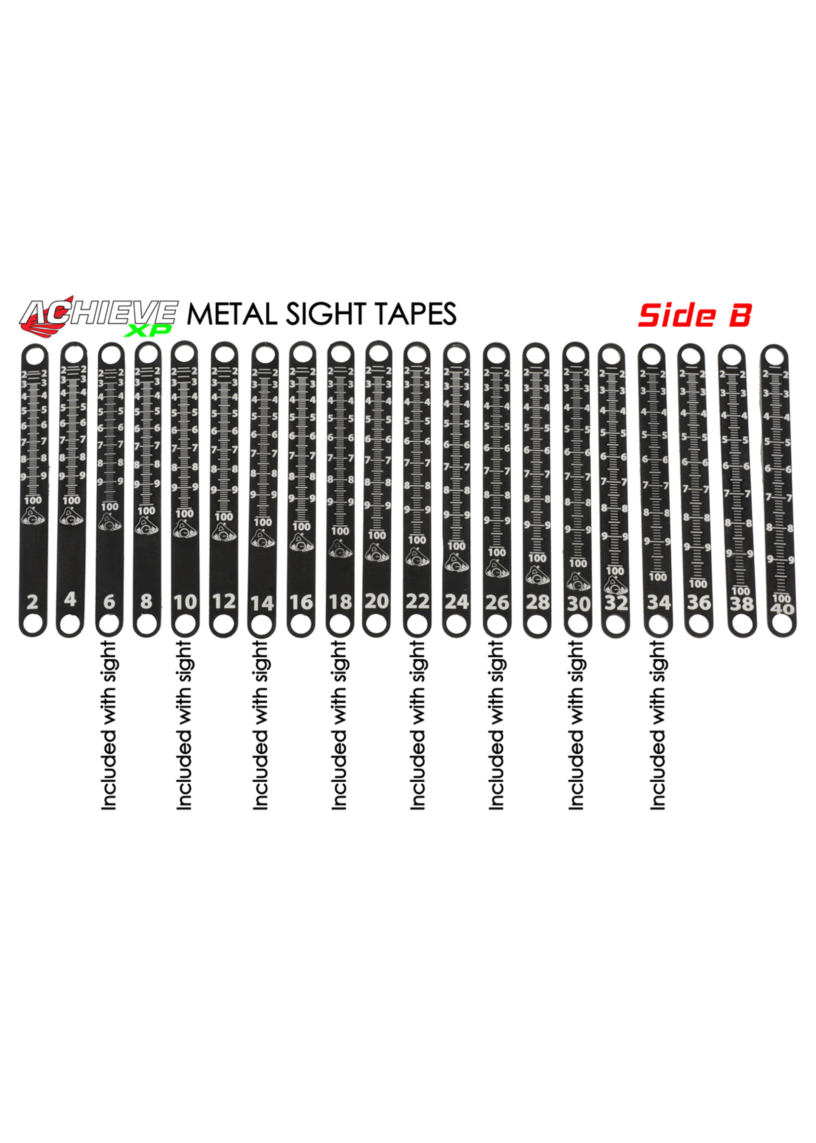 AXCEL SIGHTS Axcel Achieve XP Metal Sight Tapes