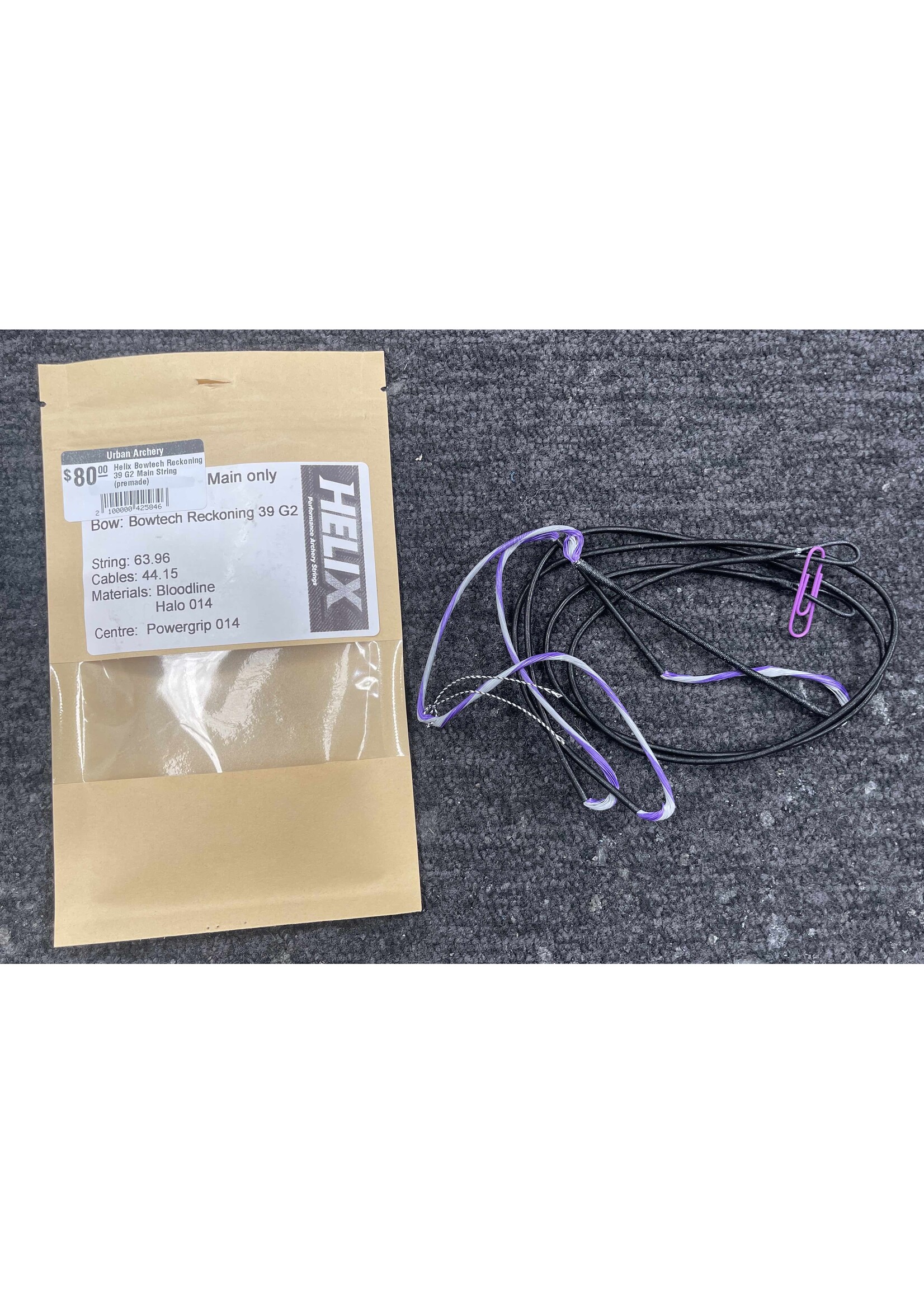 Helix Performance Strings Helix Bowtech Reckoning 39 G2 Main String (premade)