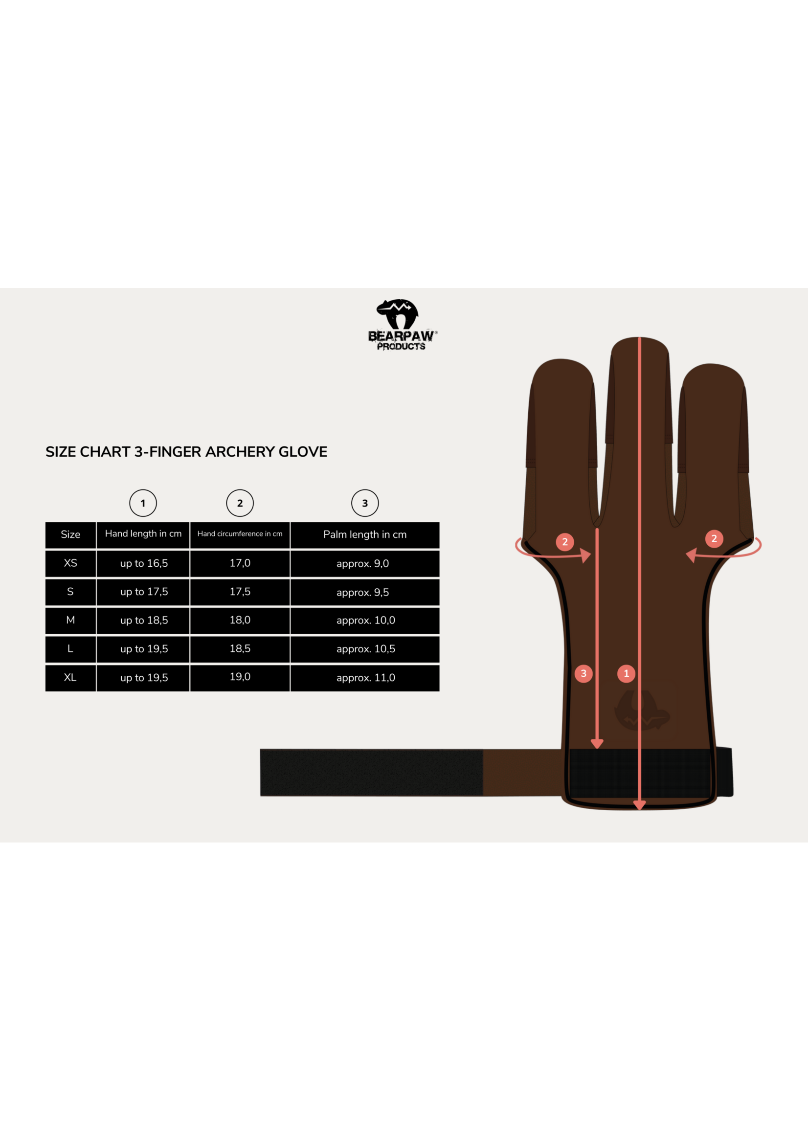 Bearpaw Bearpaw Easy Leather Shooting Glove