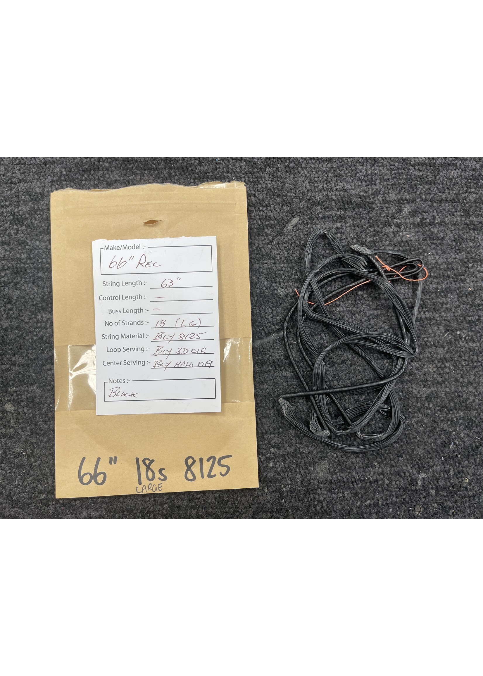 Helix Performance Strings Helix Premade Recurve String 66" Black
