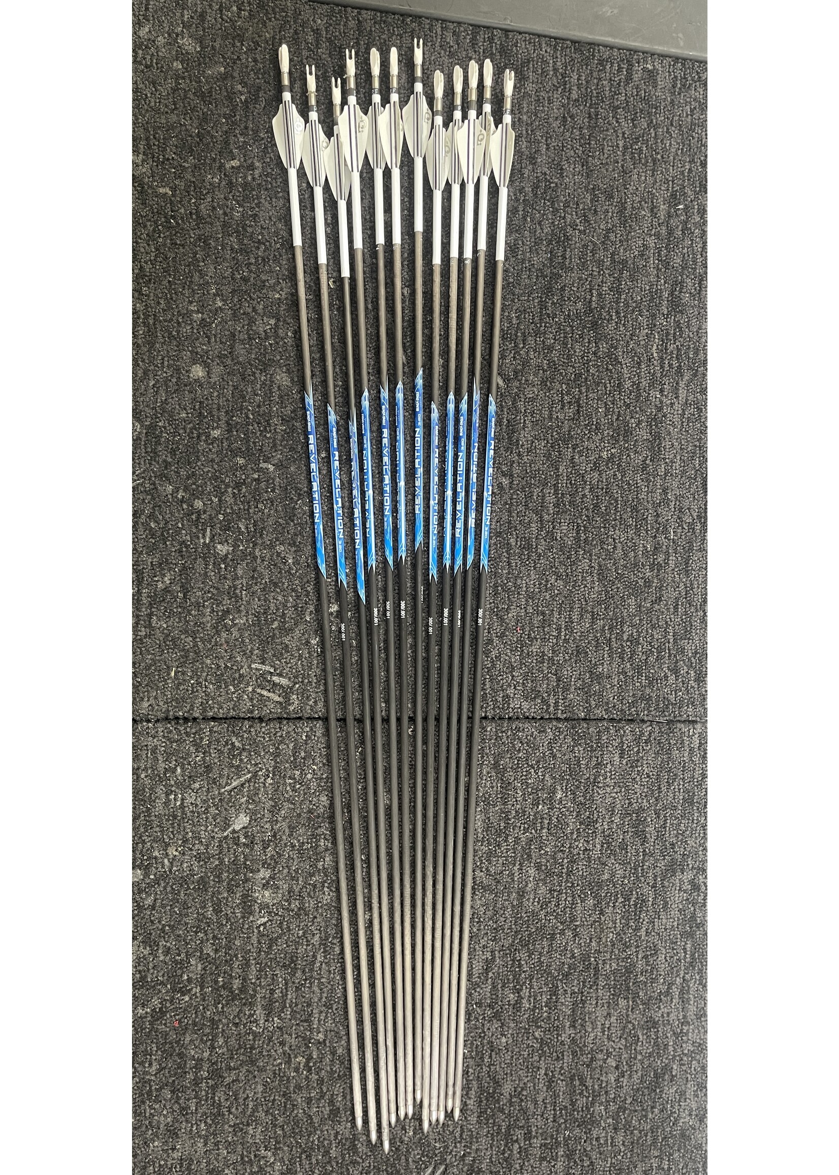 Urban Archery Secondhand BE Revelations 300s x 12 (white nocks)