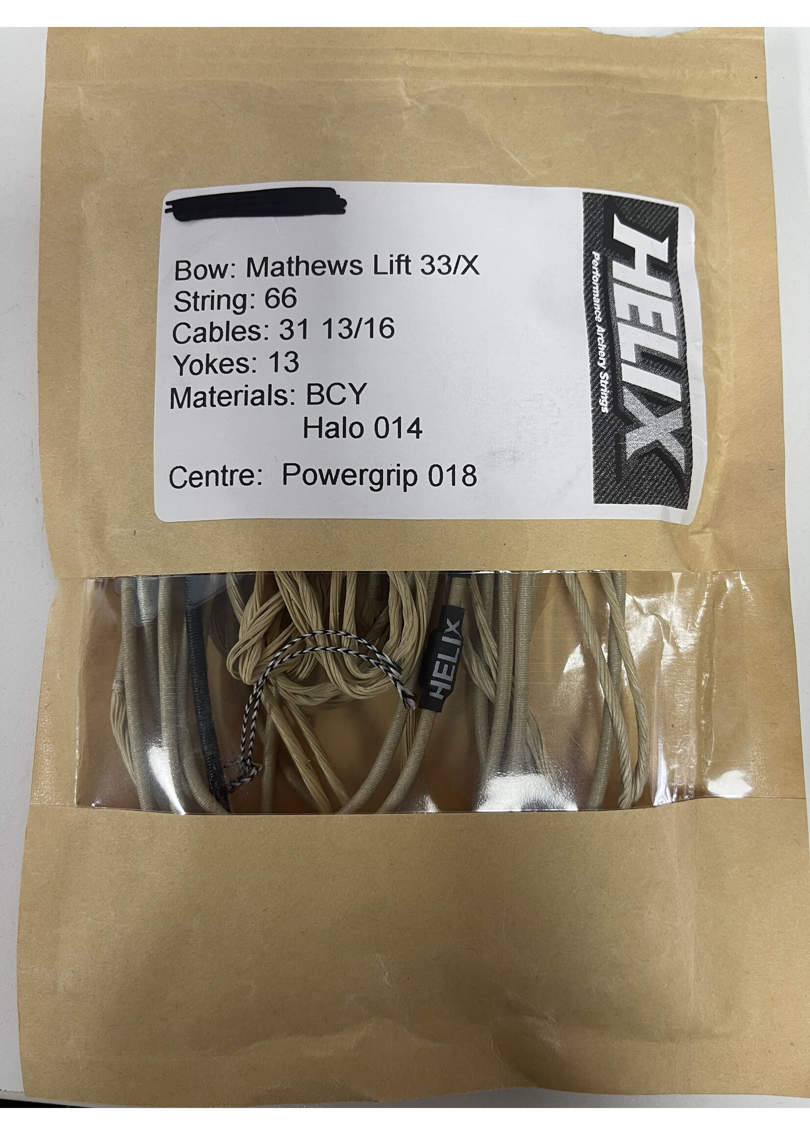 Helix Performance Strings Helix Mathews Lift X 33 String Set (premade)