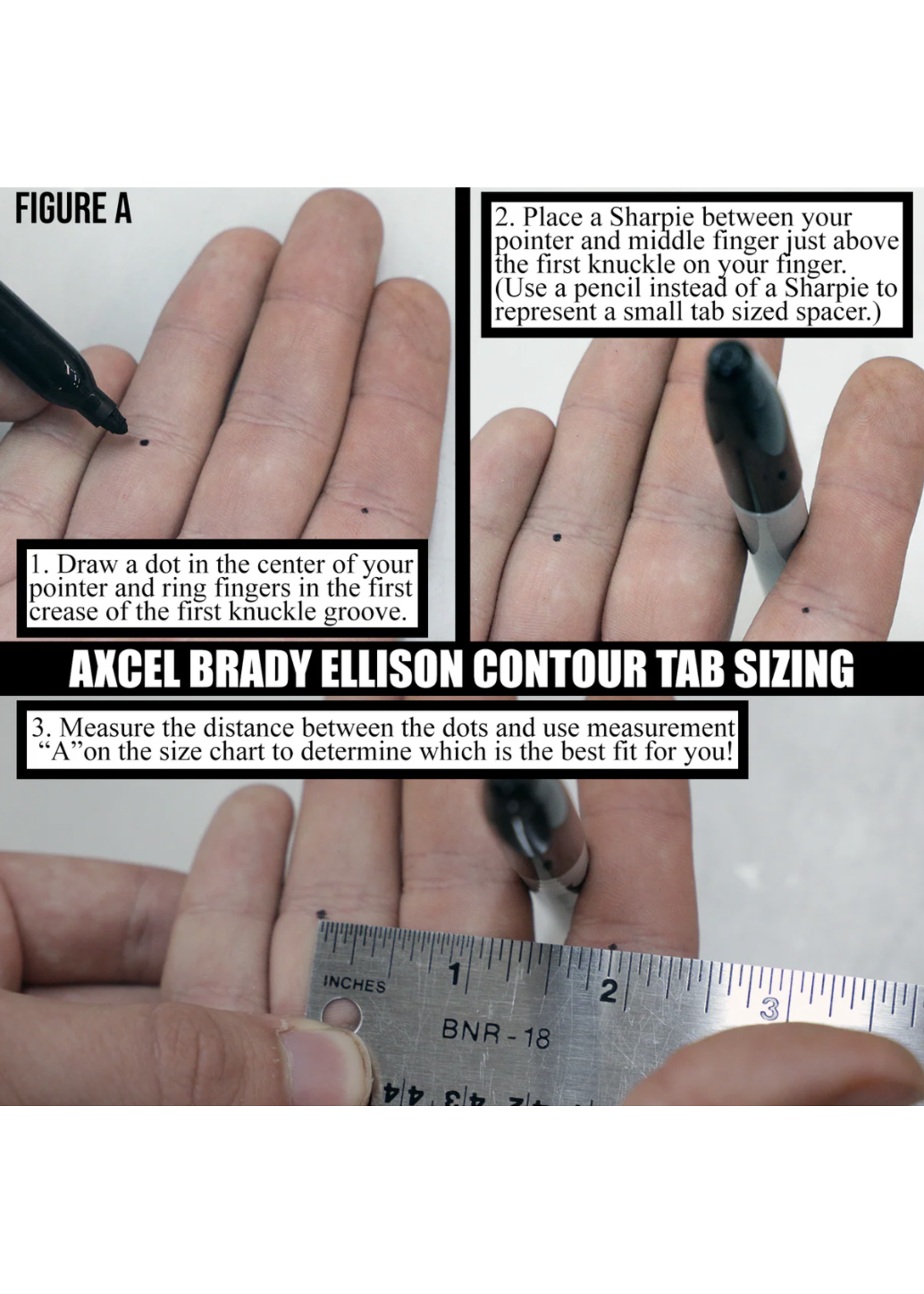 Truball/Axcel Axcel Ellison Signature Series Contour PRO Tab  Brass/Silver