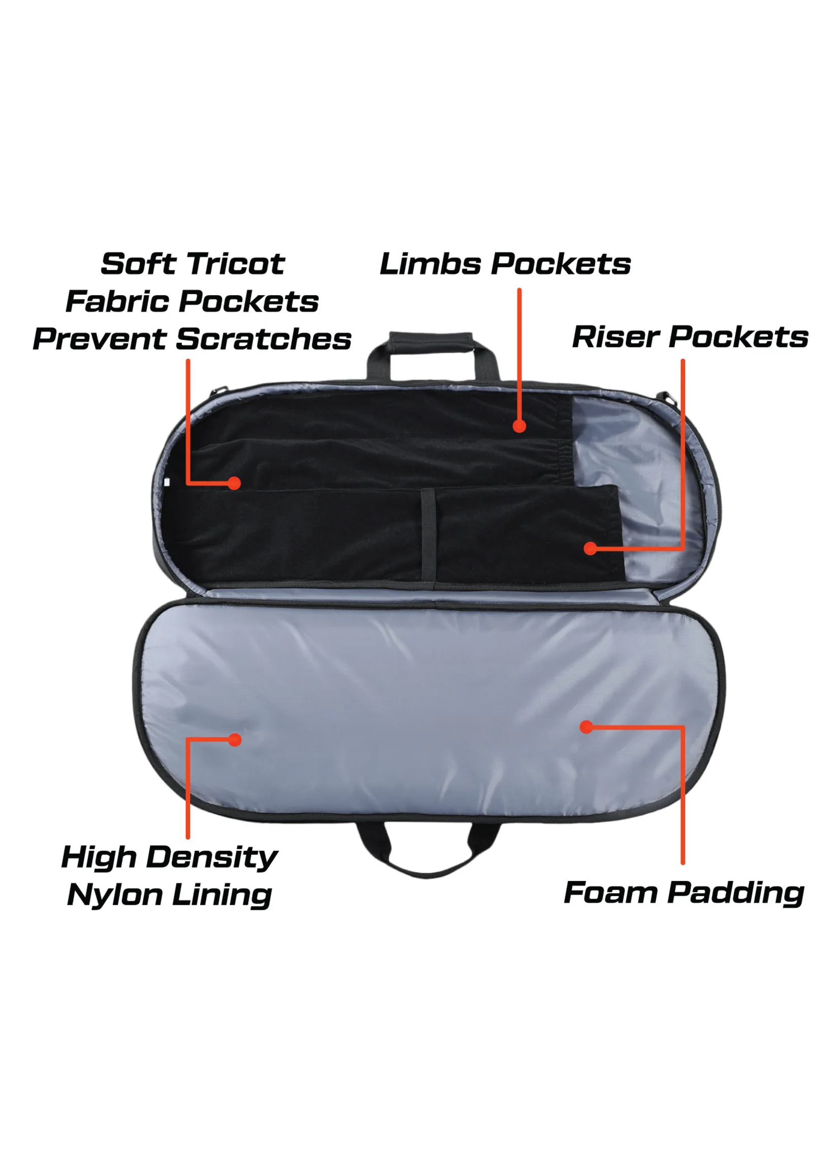 Legend Legend Archery  RCV Soft  Recurve Case Black