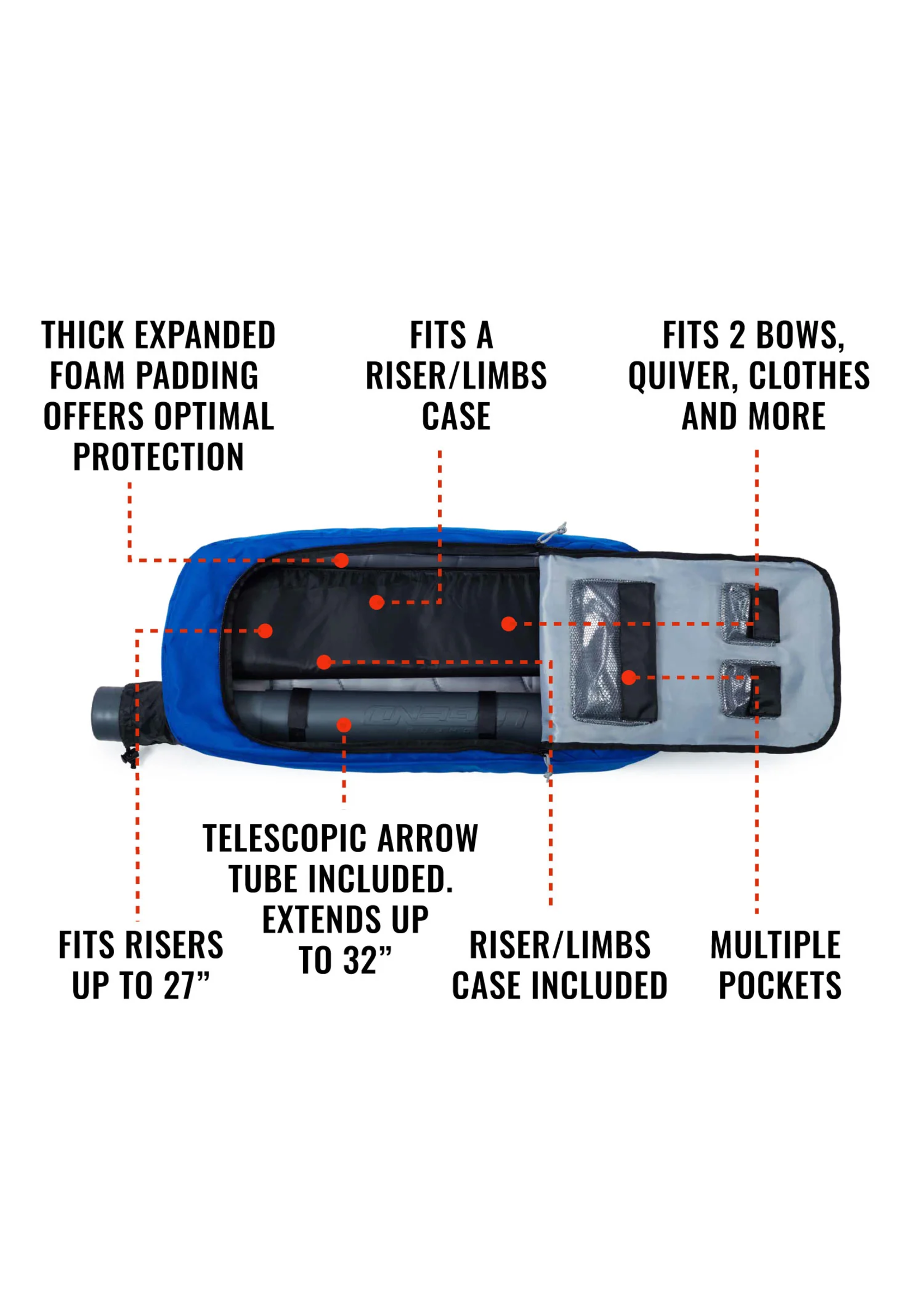 Legend Legend Archery Artemis Backpack  with Arrow Tube