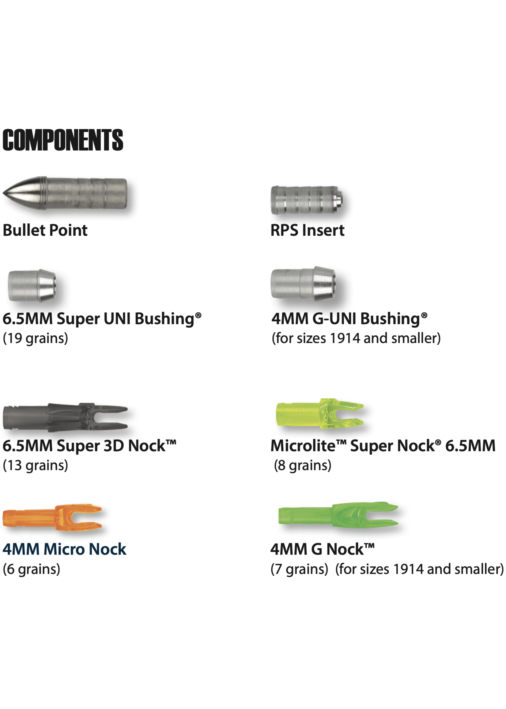 Easton Archery Easton RPS Insert Each