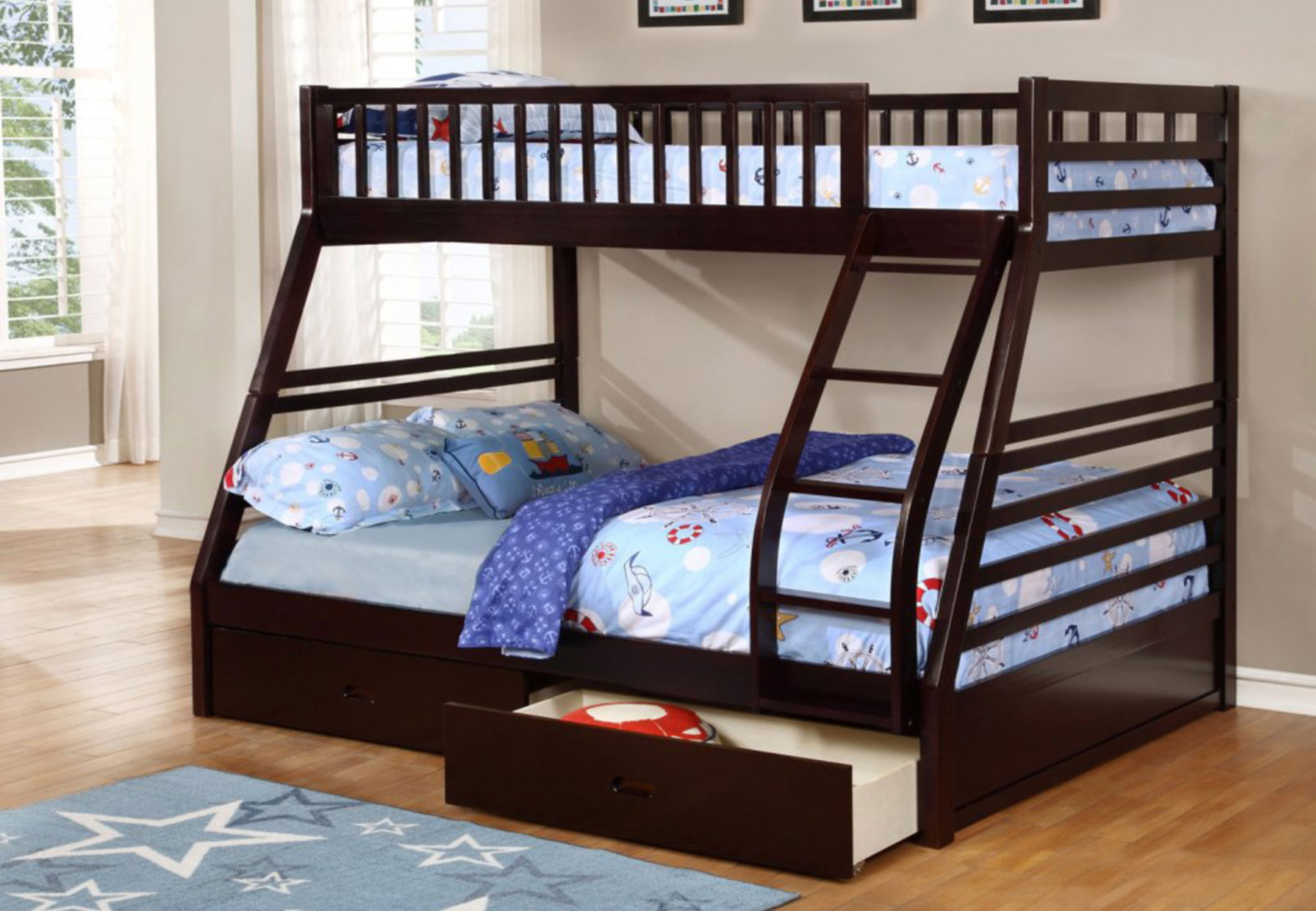 Single/Double Bunk Bed (With Drawers) - Dani's Furniture