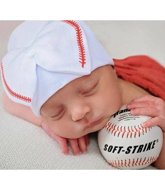 Nursery beanies -Baseball Sweetie