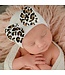 Nursery beanies -White Lucy Leopard