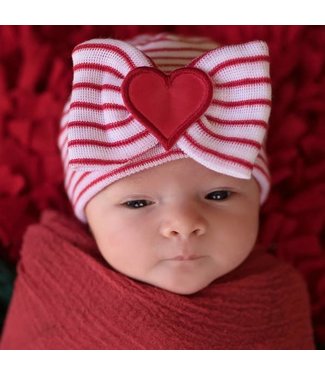 Nursery beanies -Striped all my love