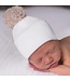 Pom Pom newborn baby hats
