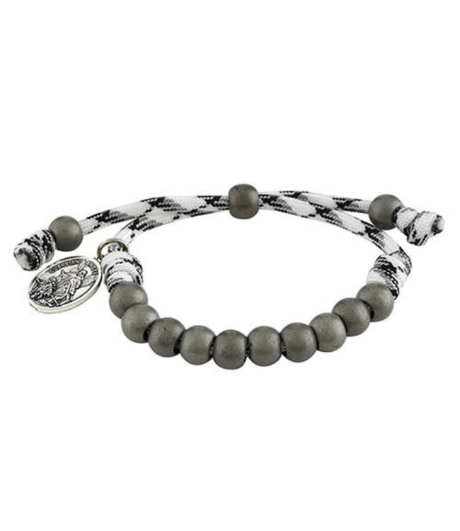 Military Paracord Camouflage St. Michael  Bracelet