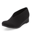 Charleston Shoe Co. Cape -black herringbone shoe
