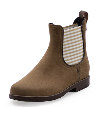 Charleston Shoe Co. Chelsea Rain Boot -Tan