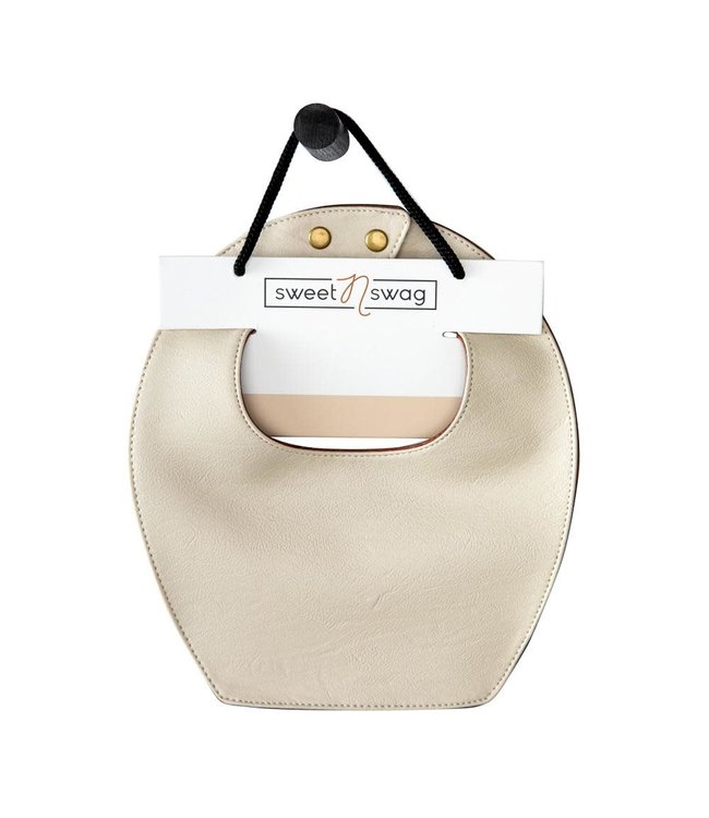 SweetNSwag Vegan Leather REVERSIBLE BIB