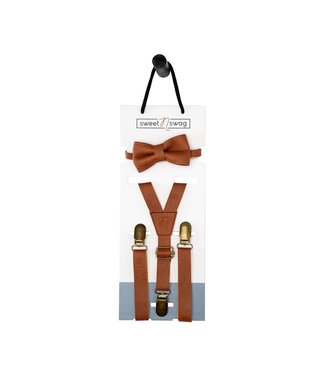 SweetNSwag Baby boy  Suspender & Bow Tie Set