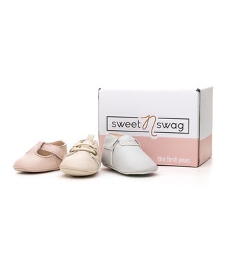 SweetNSwag MOX BOX  The First Year baby shoes