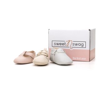 SweetNSwag MOX BOX  The First Year baby shoes