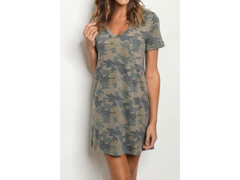 casual camo dress