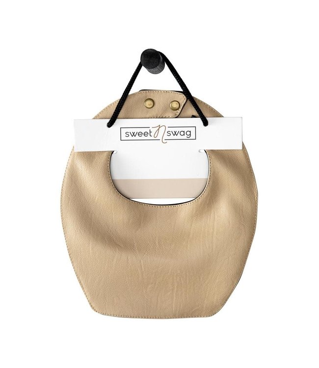 SweetNSwag Vegan Leather REVERSIBLE BIB