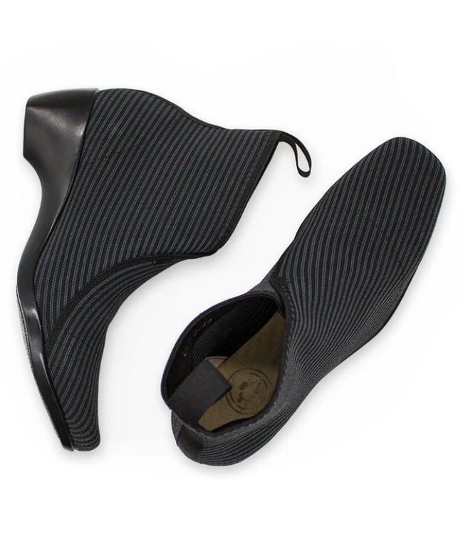 Charleston Shoe Co. LK Pin Striped Bootie