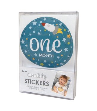 Santa Barbara Monthly sticker photo sets for baby boy