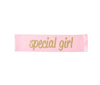 Santa Barbara Pink Special Girl Sash