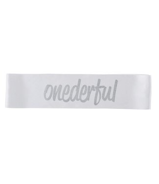 Santa Barbara White Onederful Sash