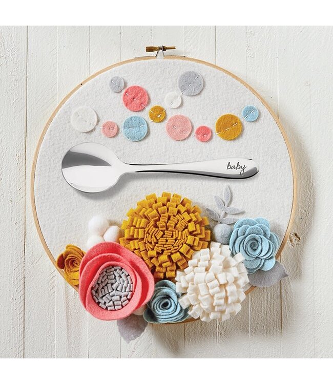 Santa Barbara Heirloomed keepsake baby spoons