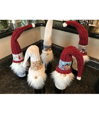 Christmas Wine Bottle Gnomes