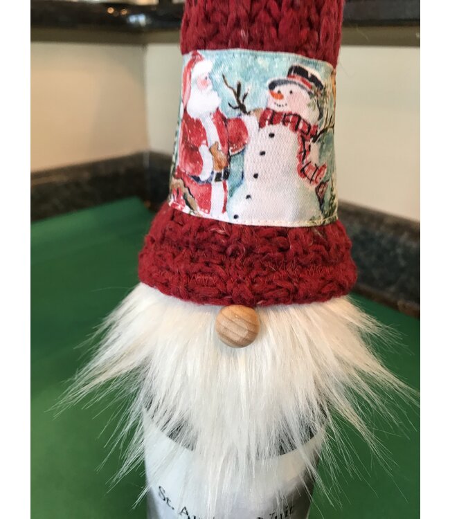 Christmas Wine Bottle Gnomes